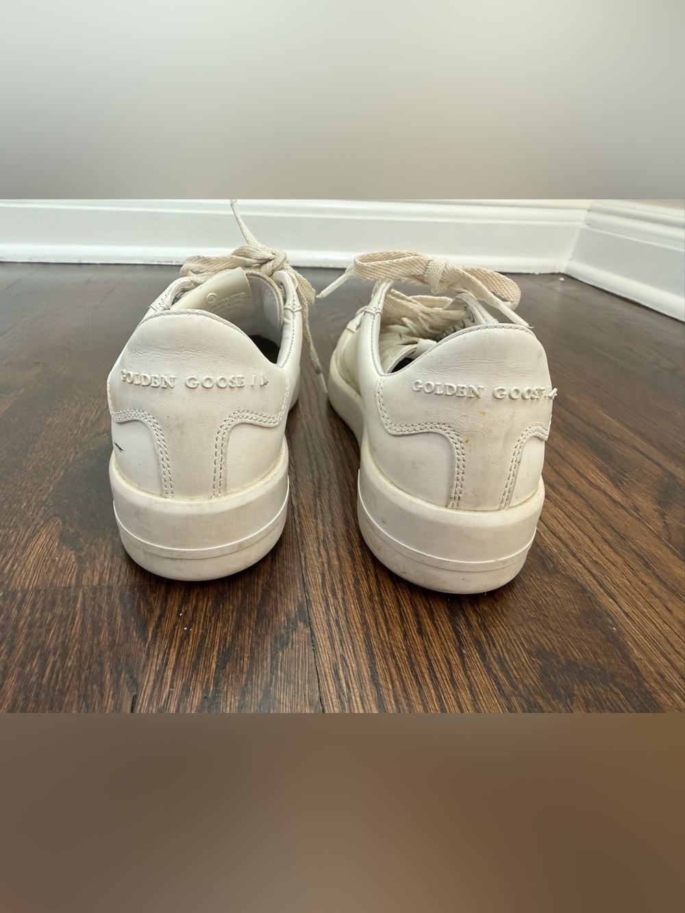 Golden Goose Pure Star White Sneakers size 36 - Picture 6 of 10